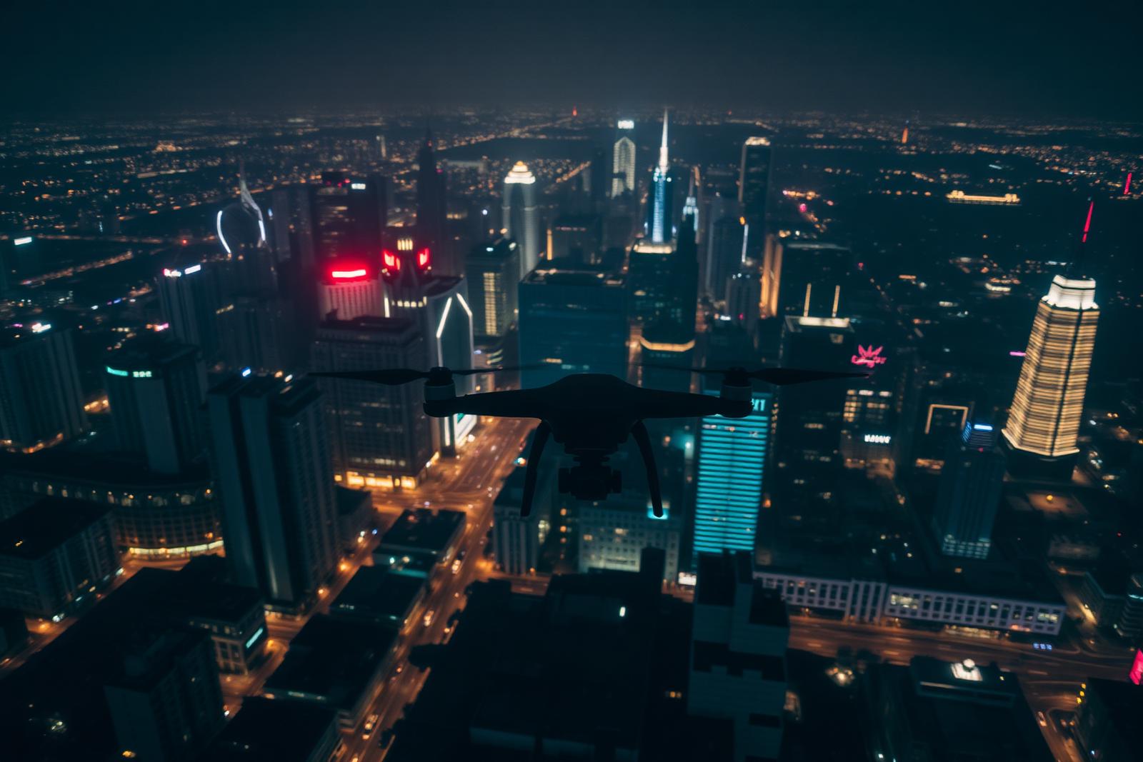 Aerial cityscape